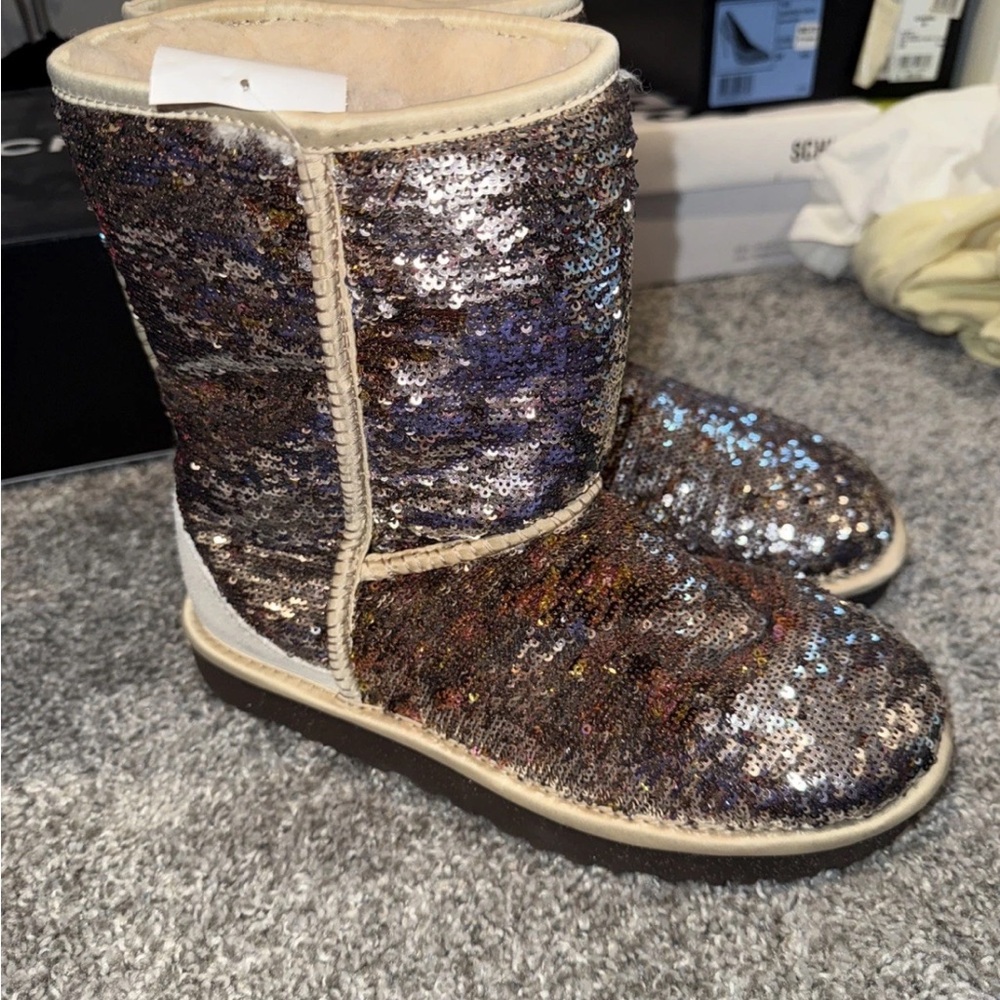 UGG Multicolor Sequin Winter Boots